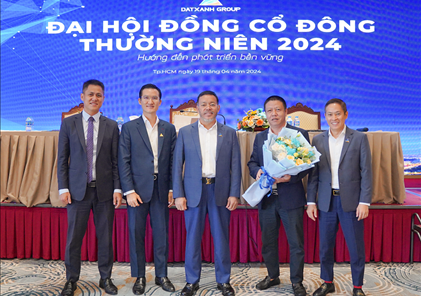 ĐHĐCĐ thường niên Tập đoàn Đất Xanh 2024: Hướng đến phát triển bền vững, gia tăng hoạt động các lĩnh vực cốt lõi, tập trung hoàn thiện pháp lý 8 dự án, tìm kiếm và mở rộng quỹ đất.