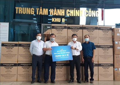 Tập đoàn Đất Xanh tiếp tục đồng hành cùng lực lượng tuyến đầu tỉnh Bình Dương