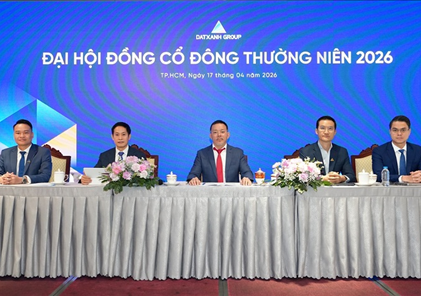 ĐHĐCĐ Đất Xanh 2026: Đặt mục tiêu doanh thu 5.000 tỷ, tái cấu trúc cho chiến lược tăng trưởng bền vững