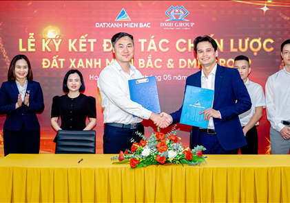 Đất Xanh Miền Bắc và DMH Group ký kết hợp tác chiến lược