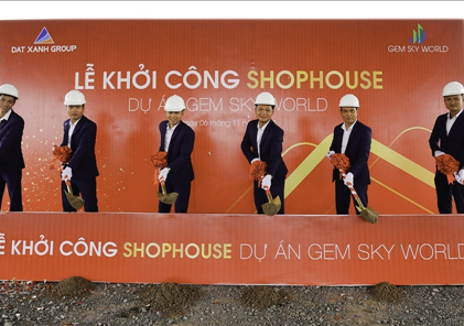 Shophouse Gem Sky World Long Thành thu hút mạnh khách hàng dịp cuối năm