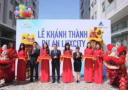 Tập đoàn Đất Xanh chính thức khánh thành dự án Luxcity