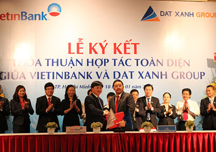 Dat Xanh Group and Vietinbank signing comprehensive cooperation