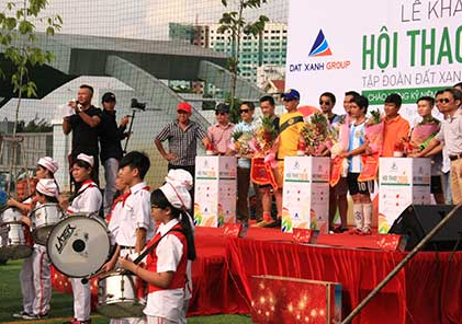 Opening ceremony of colorful and imposing Dat Xanh Sports Festival