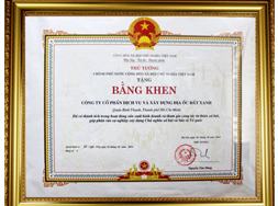 Bằng khen Thủ Tướng