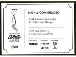 Gem Riverside được vinh danh tại đêm trao giải Vietnam Property Awards với hạng mục thiết kế cảnh quan đẹp nhất