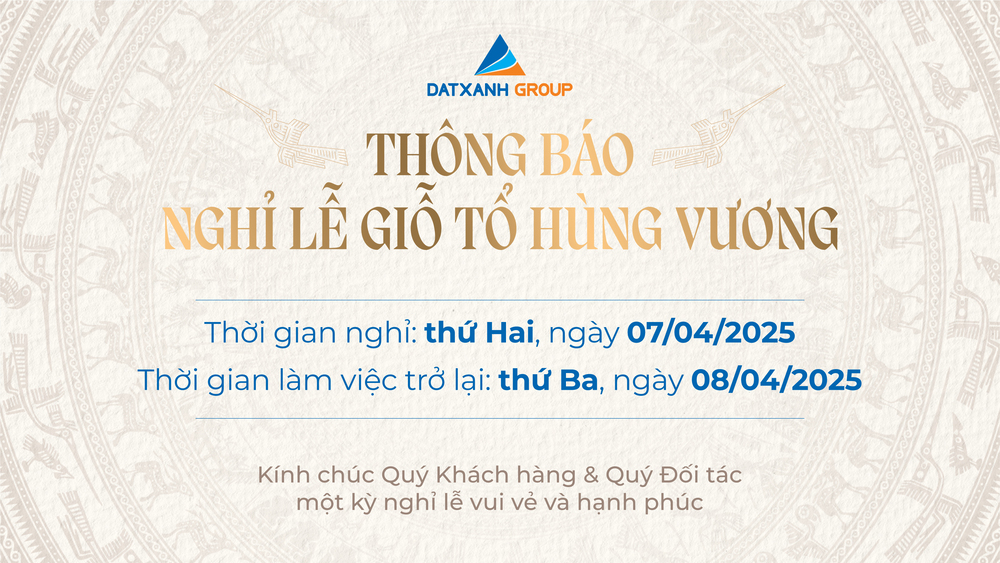 THÔNG BÁO NGHỈ LỄ GIỖ TỔ HÙNG VƯƠNG
